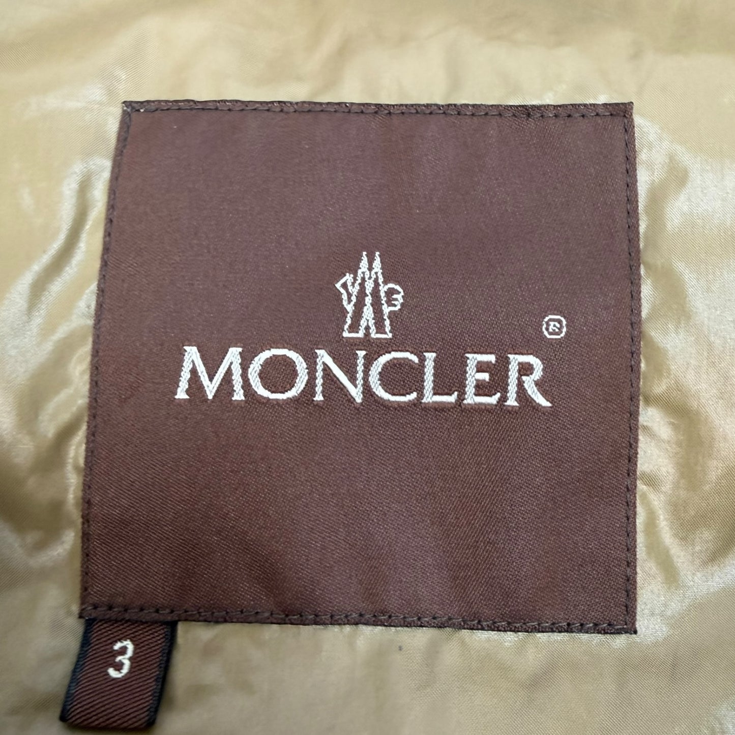 Vintage Moncler Weste braun Gr. 3 / L