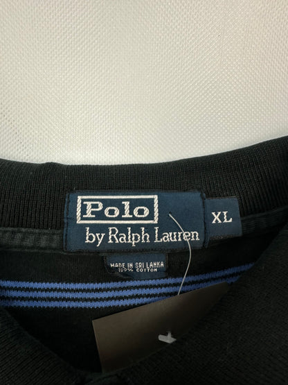 Vintage Polo Ralph Lauren Polohemd blau/schwarz XL