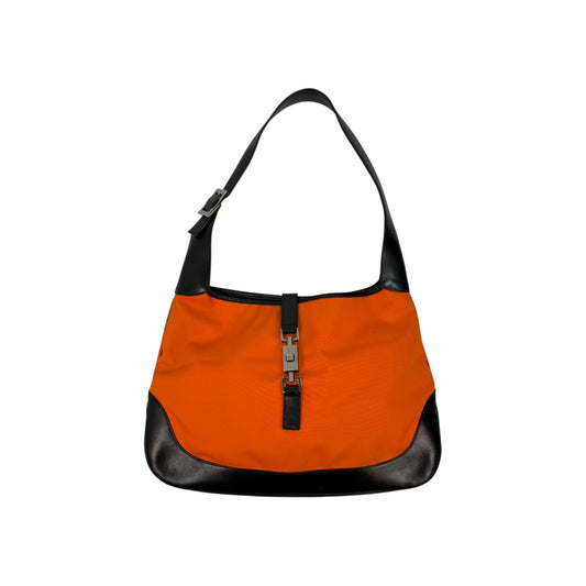 Vintage Gucci Jackie Schultertasche orange