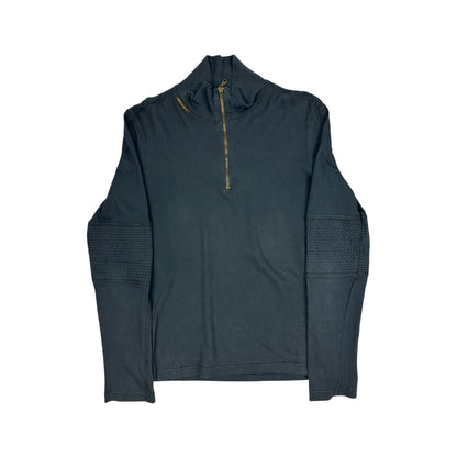 Vintage Dolce & Gabbana Halfzip Pullover dunkelgrau S