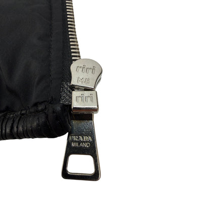 Vintage Prada Nylon Jacke schwarz Gr. 54 / L