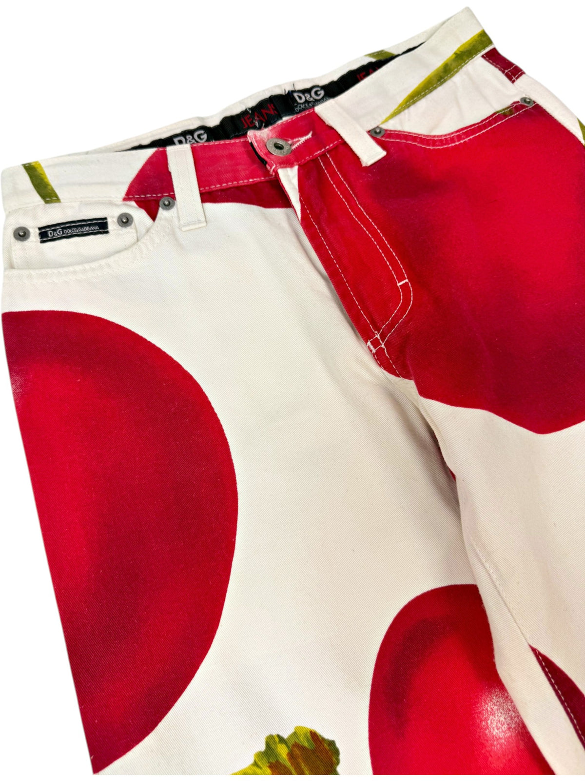 Vintage Dolce & Gabbana Cherry Capri Pants