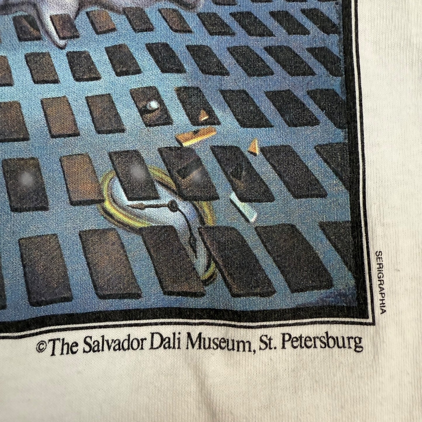 Vintage Salvador Dali T-Shirt weiß L