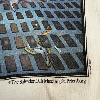 Vintage Salvador Dali T-Shirt weiß L