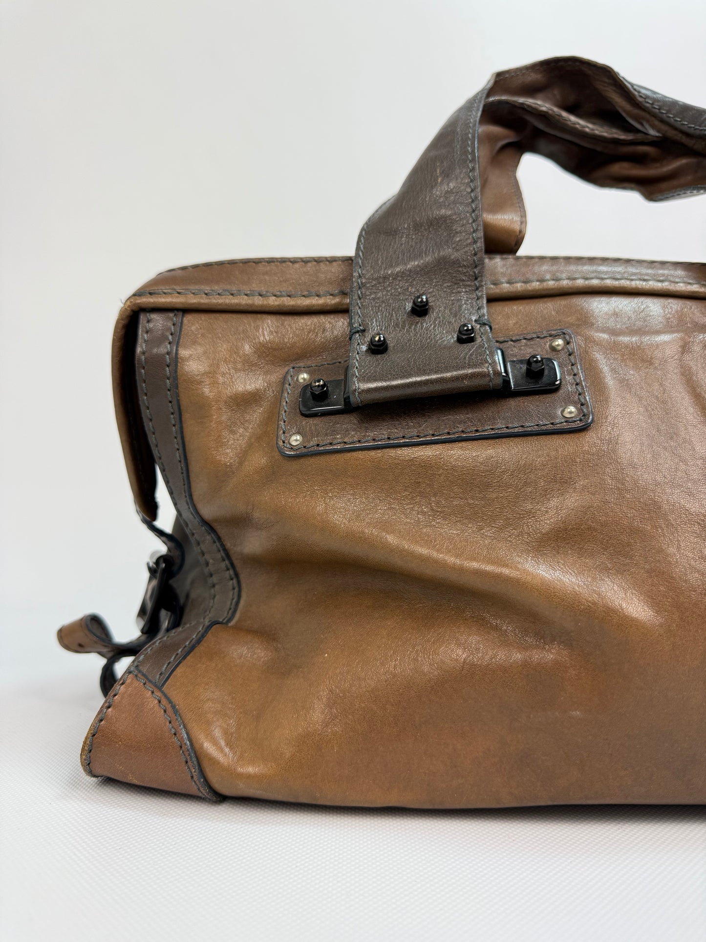 Vintage Chloé Handtasche braun / schwarz