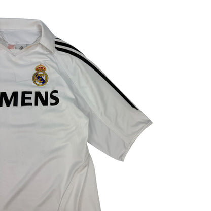 Vintage Adidas Real Madrid Fußballtrikot weiß Gr. 176