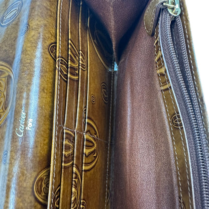 Vintage Cartier Portemonnaie braun