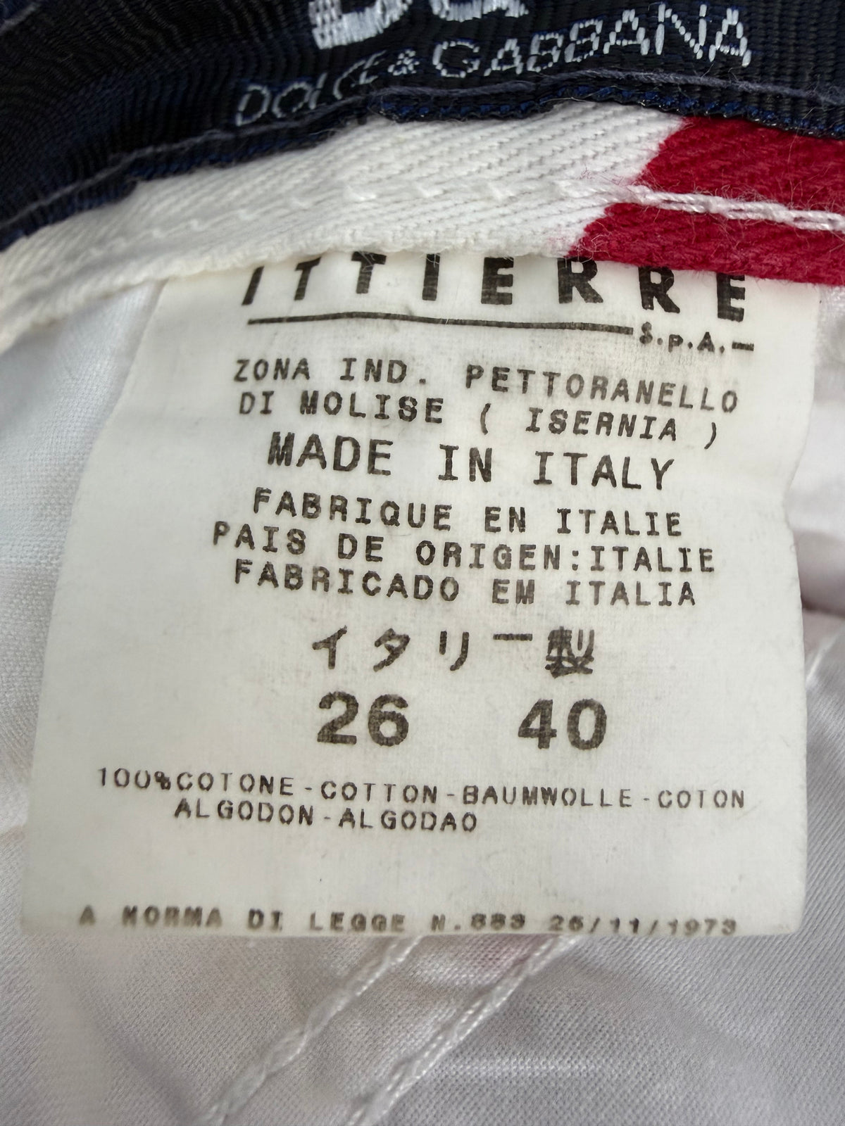 Vintage Dolce & Gabbana Cherry Capri Pants
