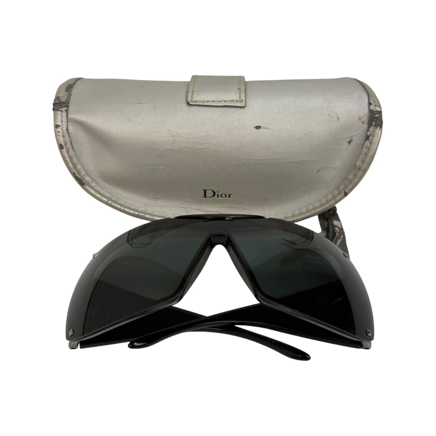 Vintage Dior Sonnenbrille schwarz / weiß