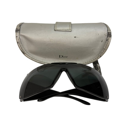 Vintage Dior Sonnenbrille schwarz / weiß