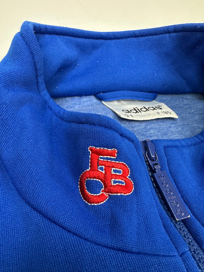 Vintage Adidas F.C. Bayern München Trackjacket blau/rot Gr. L