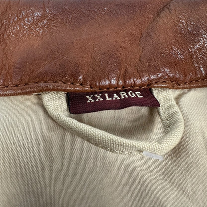 Vintage Marlboro Classics Jacke beige / braun XXL