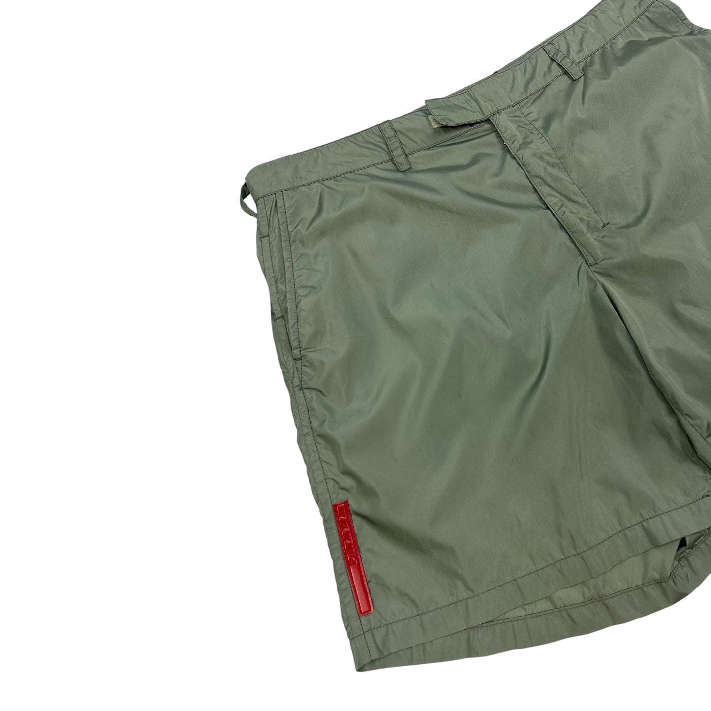 Vintage Prada Hose kurz hellgrün 48