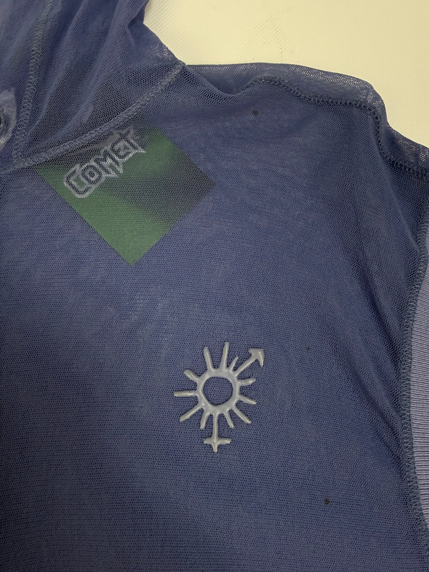 Vintage Jean Paul Gaultier Soleil Top/Jacke blau Gr. M