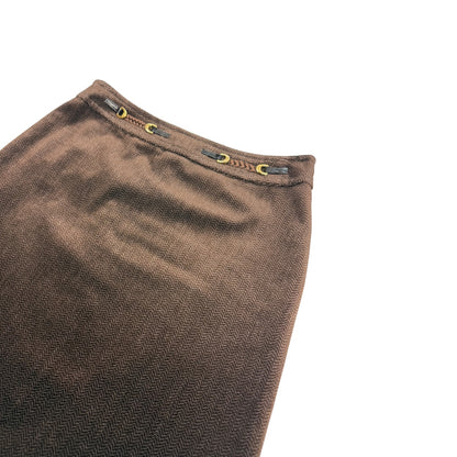 Vintage Celine Anzugsrock braun 40