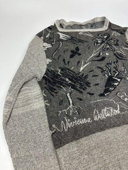 Vintage Vivienne Westwood Pullover grau Gr. M