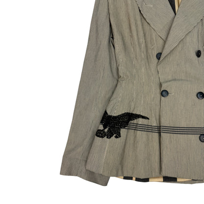 Vintage Jean Paul Gaultier Blazer braun Gr. Damen 44
