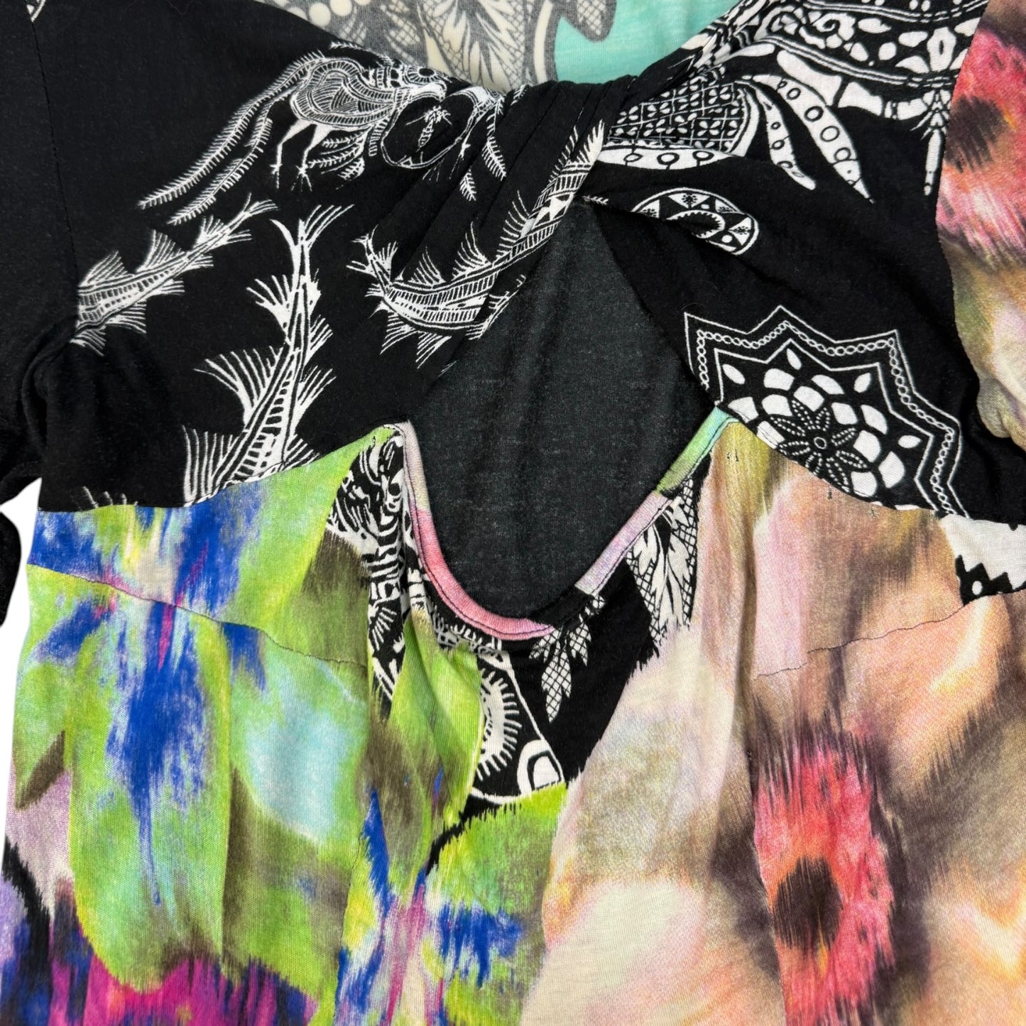 Vintage Class Cavalli Set ( Rock & Top) schwarz / bunt Gr. M