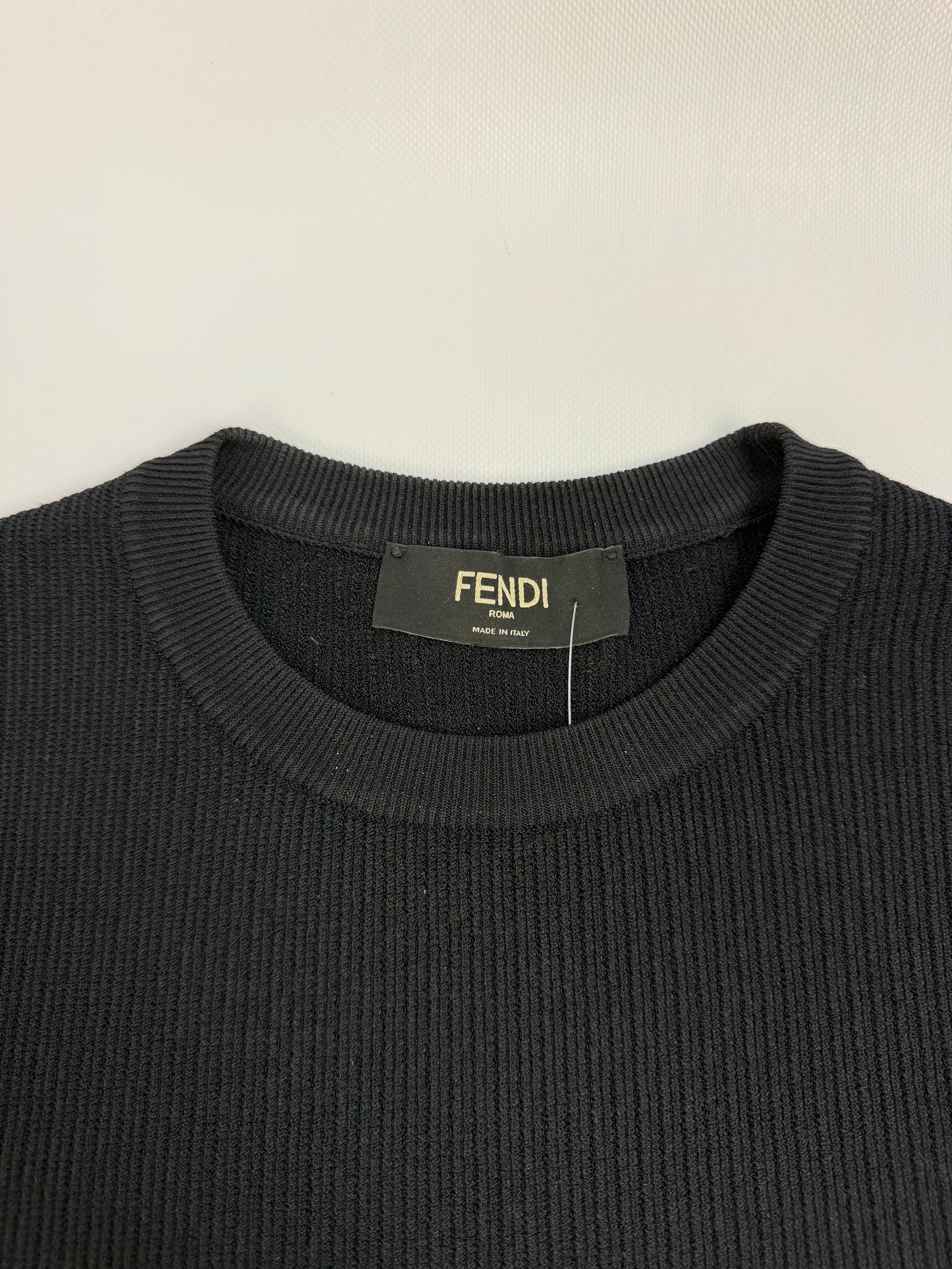 Fendi Slim Fit T-Shirt schwarz Gr. 46