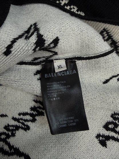 Balenciaga Pullover schwarz / weiß Gr. Frauen XL