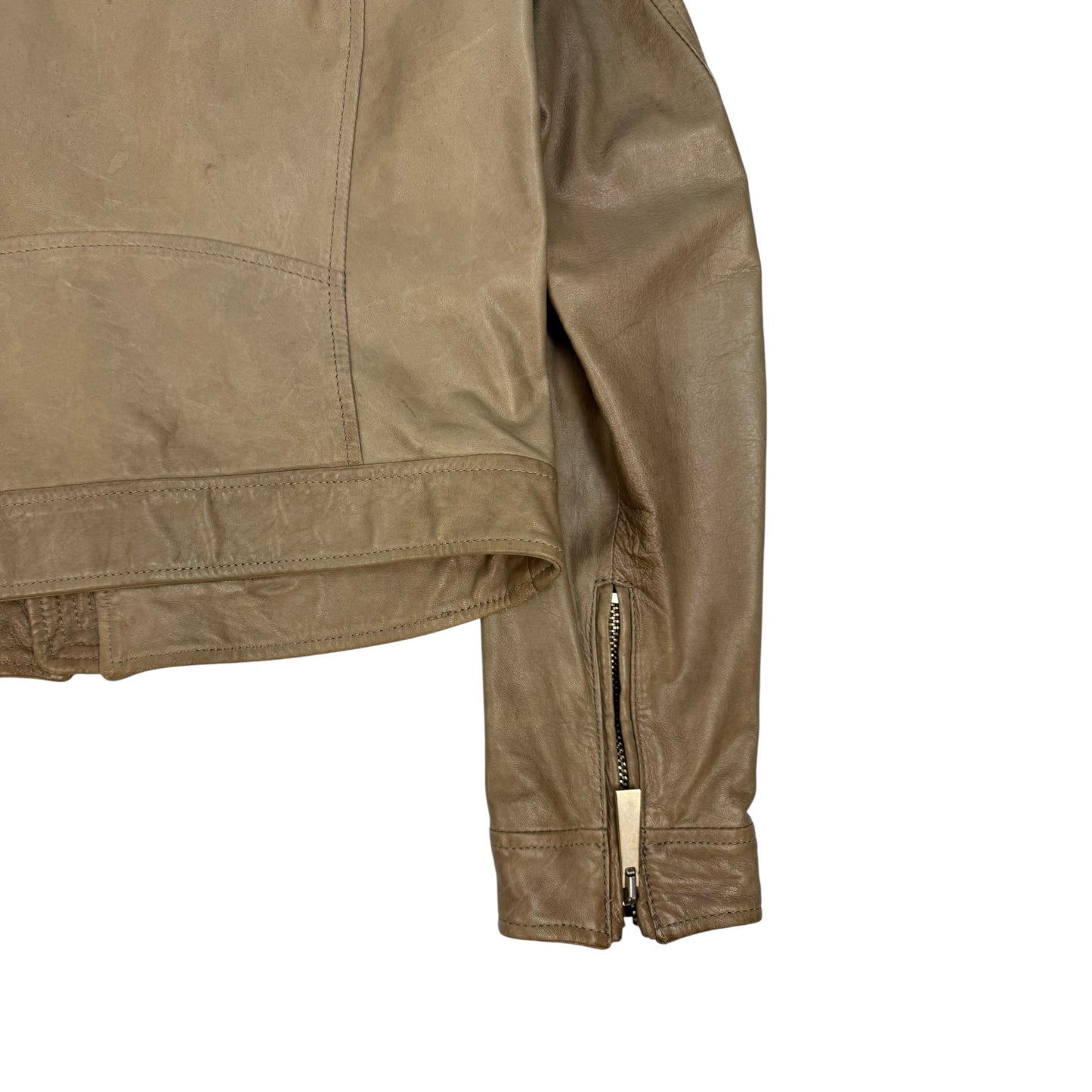 Vintage Just Cavalli Lederjacke braun Gr. 48