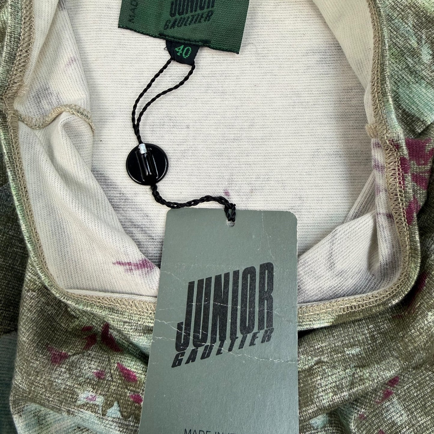 Vintage Gaultier Junior Rock grün Dead Stock Gr. 40