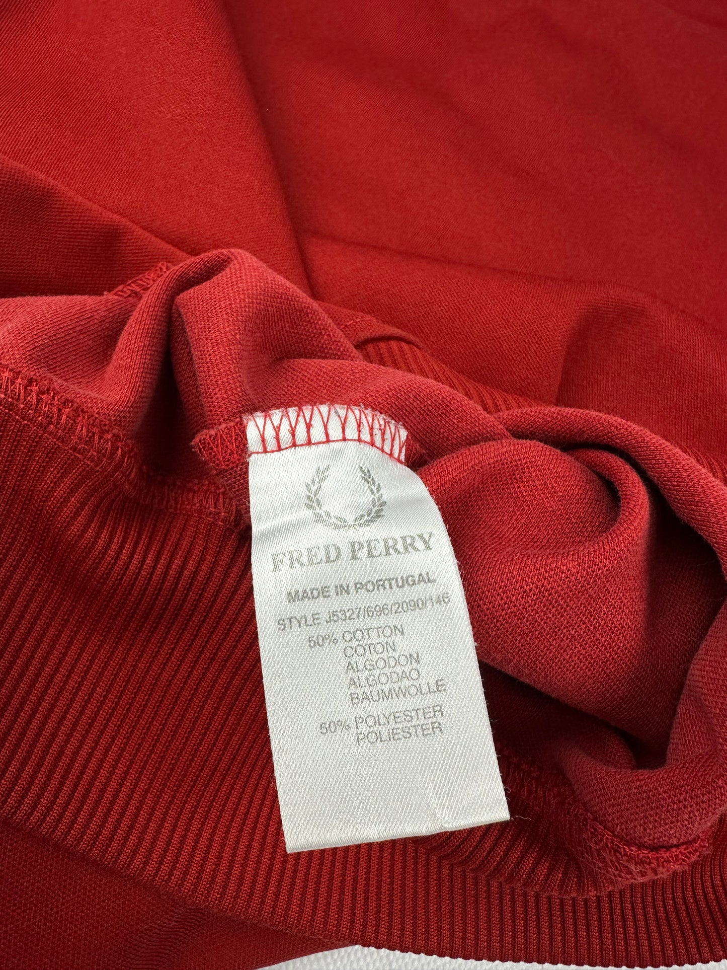 Vintage Fred Perry Trackjacket rot S