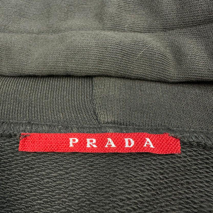 Vintage Prada Hoodie dunkelgrün M
