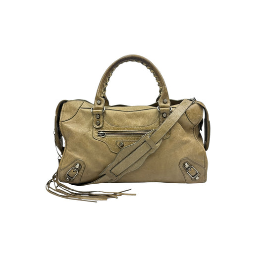 Vintage Balenciaga City bag beige/braun