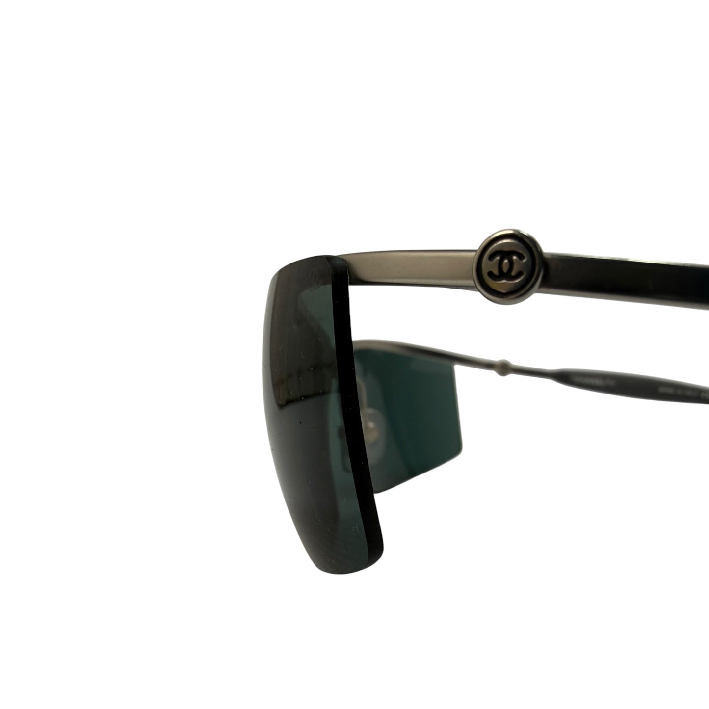 Vintage Chanel Sonnenbrille Silber