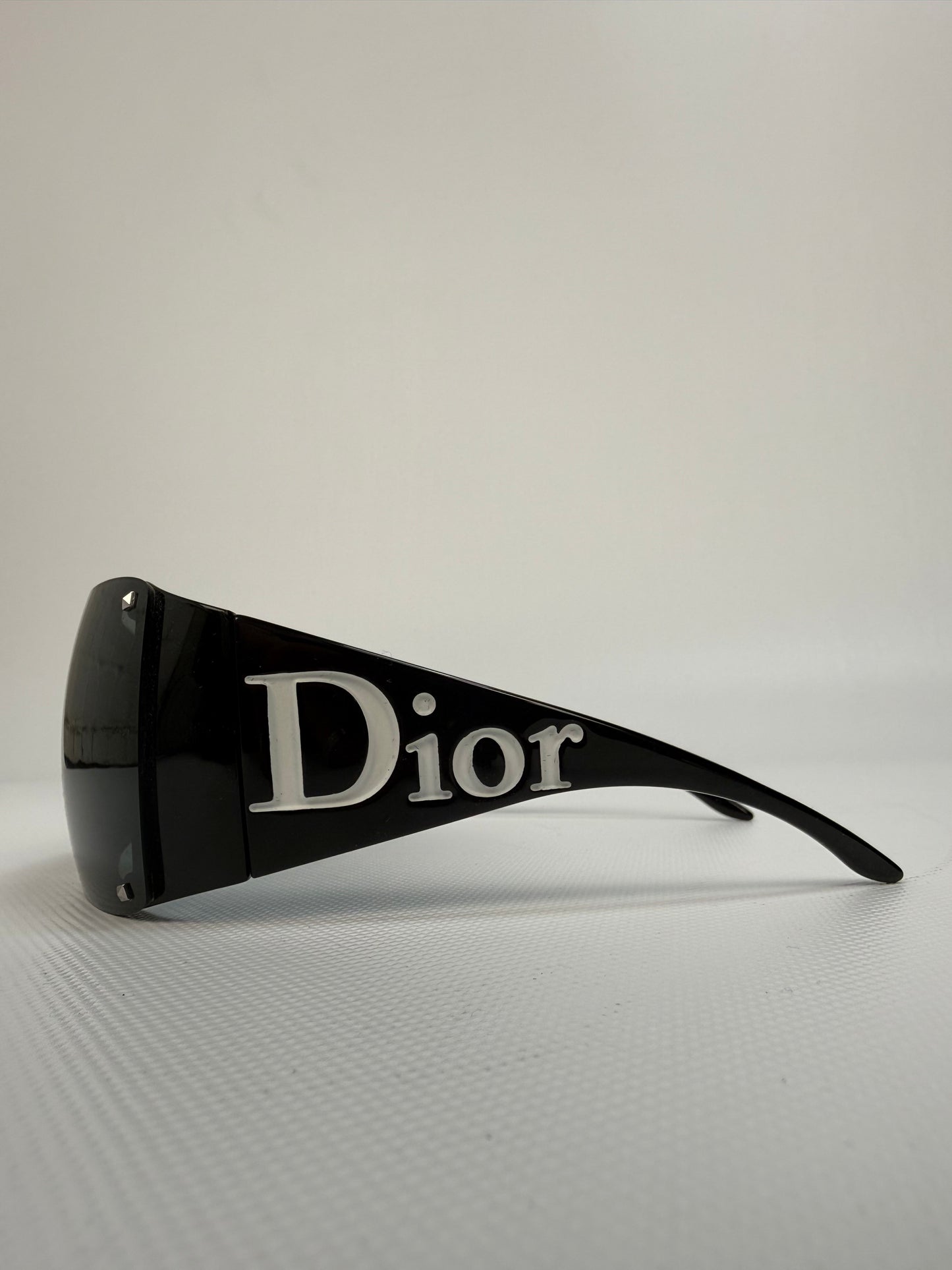 Vintage Dior Sonnenbrille schwarz / weiß
