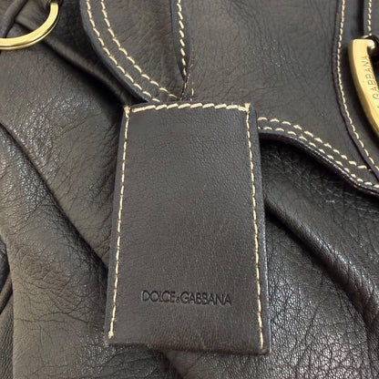 Vintage Dolce & Gabbana Miss Charles Bag braun / Gold