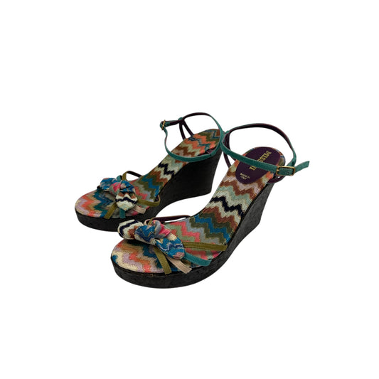 Vintage Missoni Sandalen bunt Gr.39