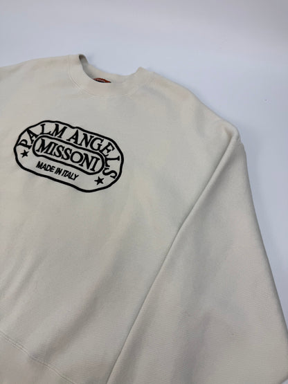 Palm Angels x Missoni Pullover weiß Gr. M