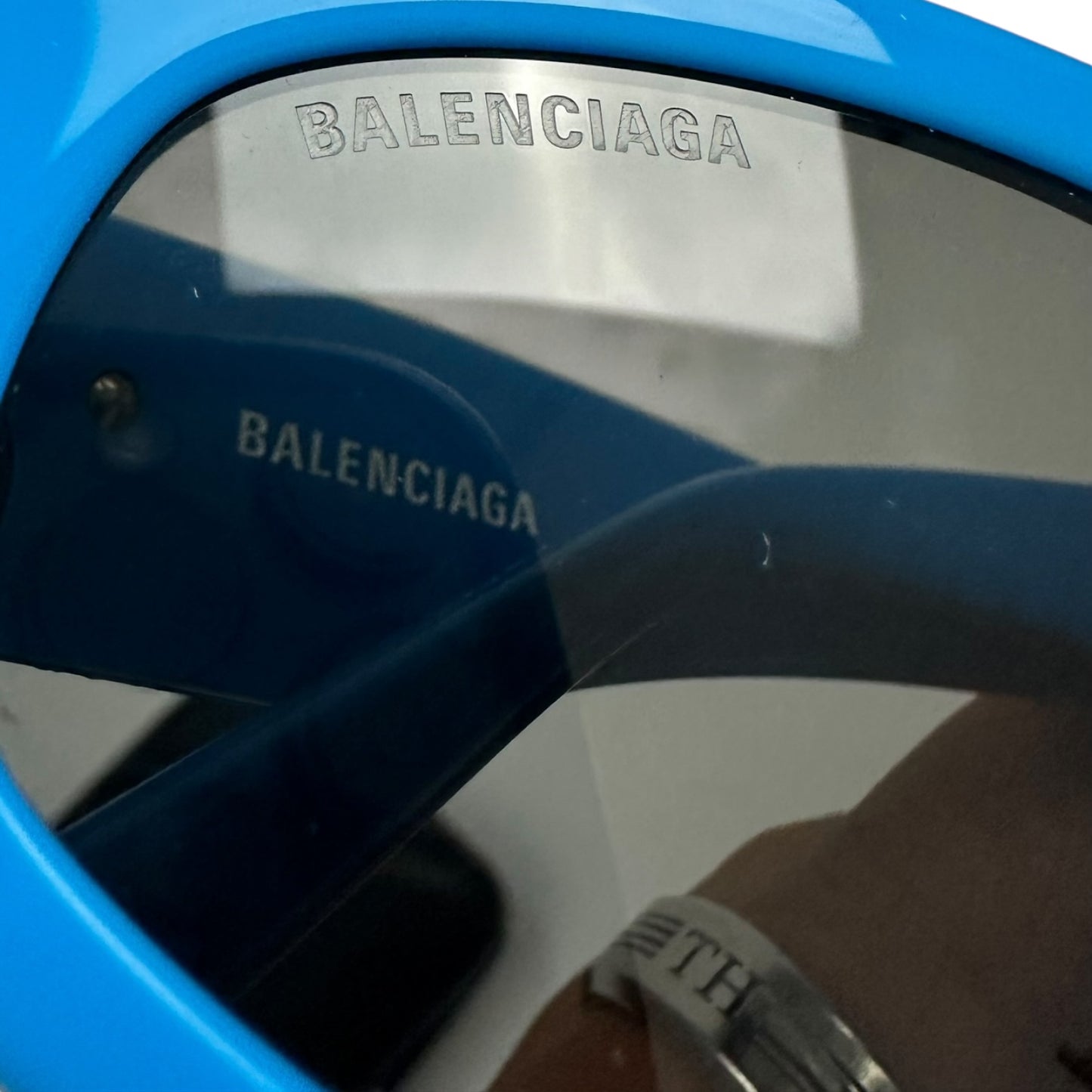 Balenciaga Sonnenbrille blau