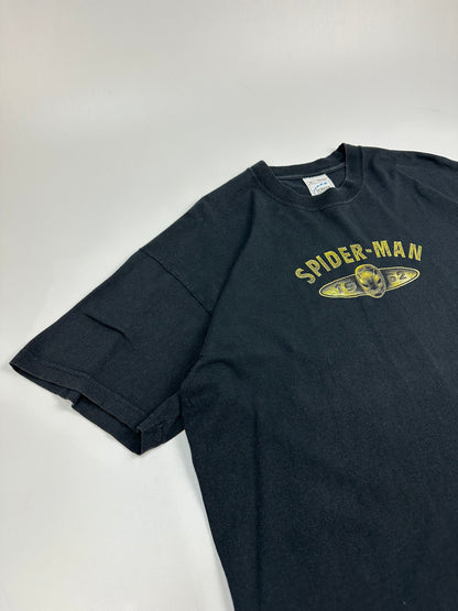 Vintage Spider Man T-Shirt schwarz Gr. XL