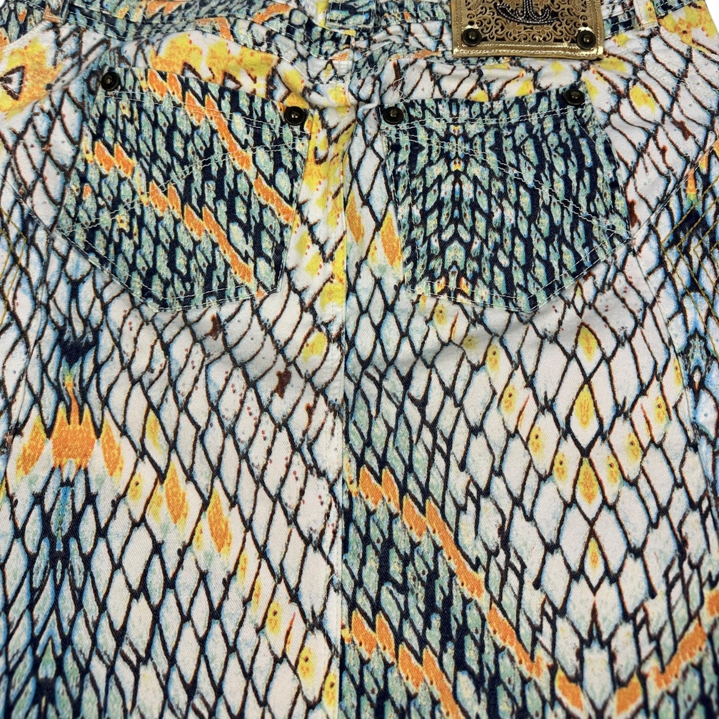 Vintage Roberto Cavalli Rock grün 40