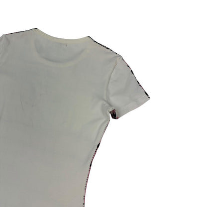 Vintage Galliano T-Shirt weiß / rosa Damen S