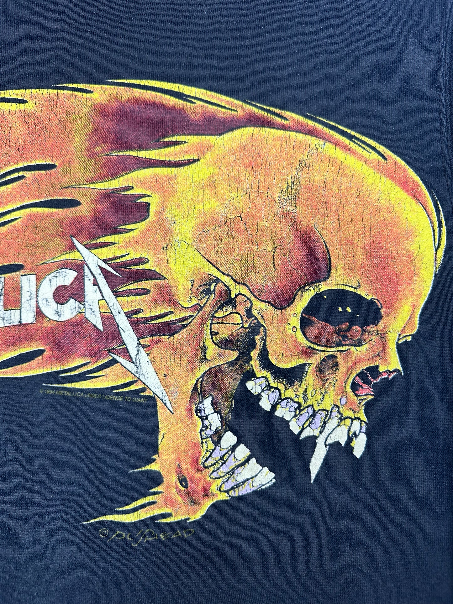 Vintage Metallica Hoodie schwarz M 1994