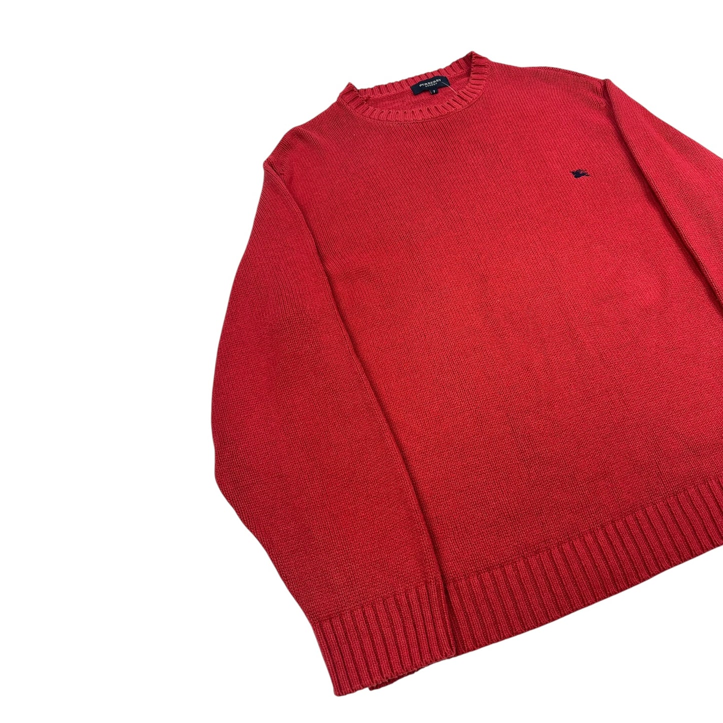 Vintage Burberry Pullovet rot 7/XL