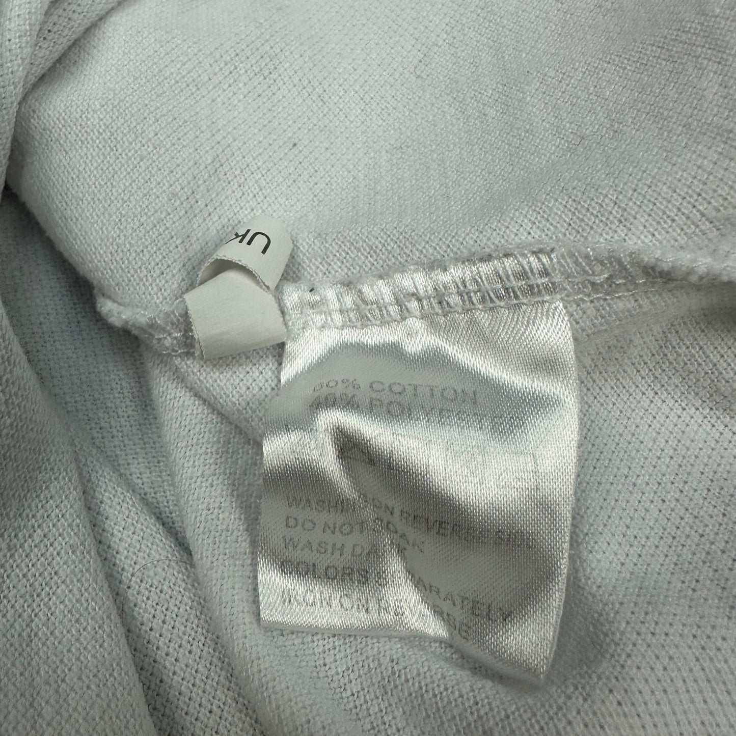 Vintage Yves Saint Laurent Polohemd weiß / blau XL