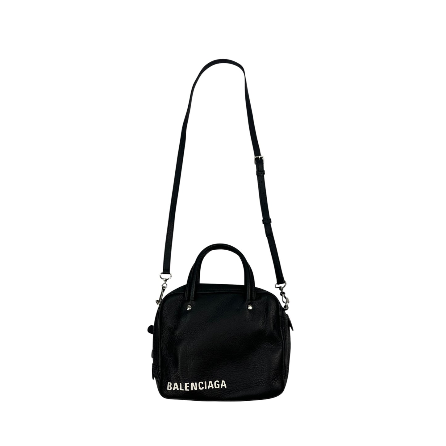 Vintage Balenciaga Hand- Umhängetasche schwarz