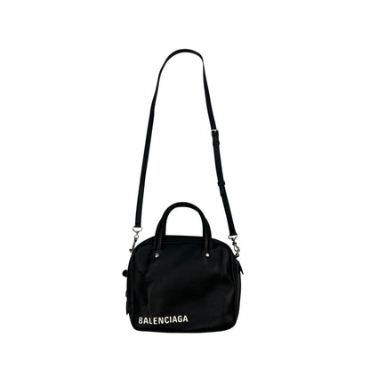 Vintage Balenciaga Hand- Umhängetasche schwarz