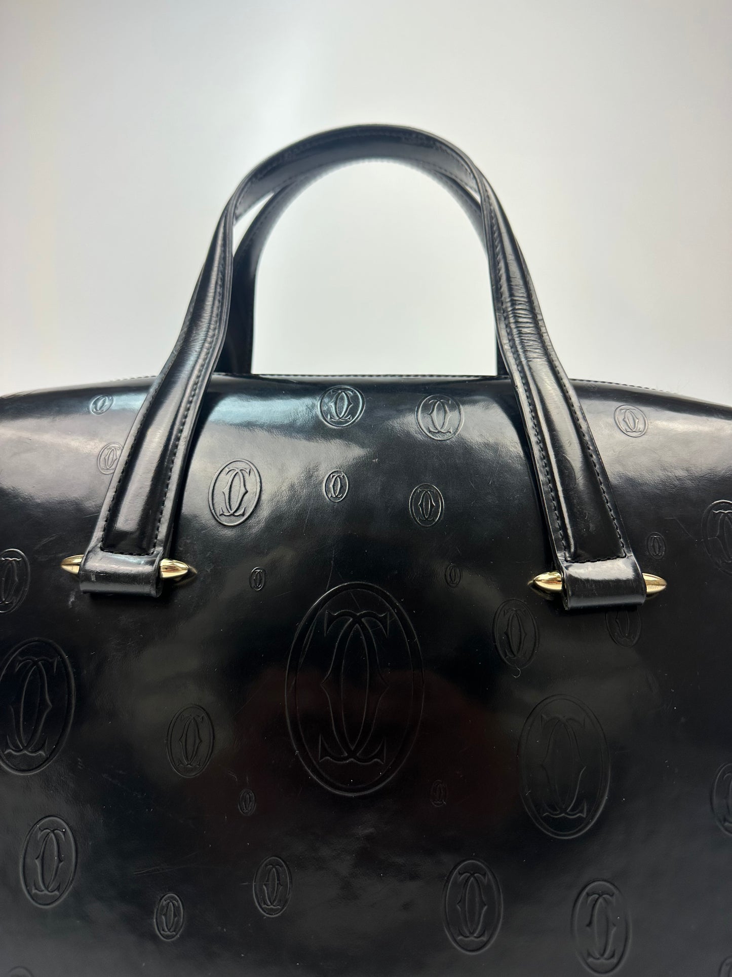 Vintage Cartier Handtasche schwarz
