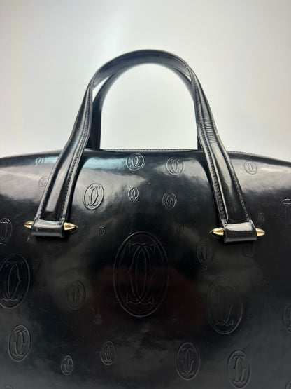 Vintage Cartier Handtasche schwarz