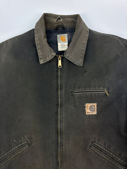 Vintage Carhartt Detroit Jacke grau/braun Gr. XXL