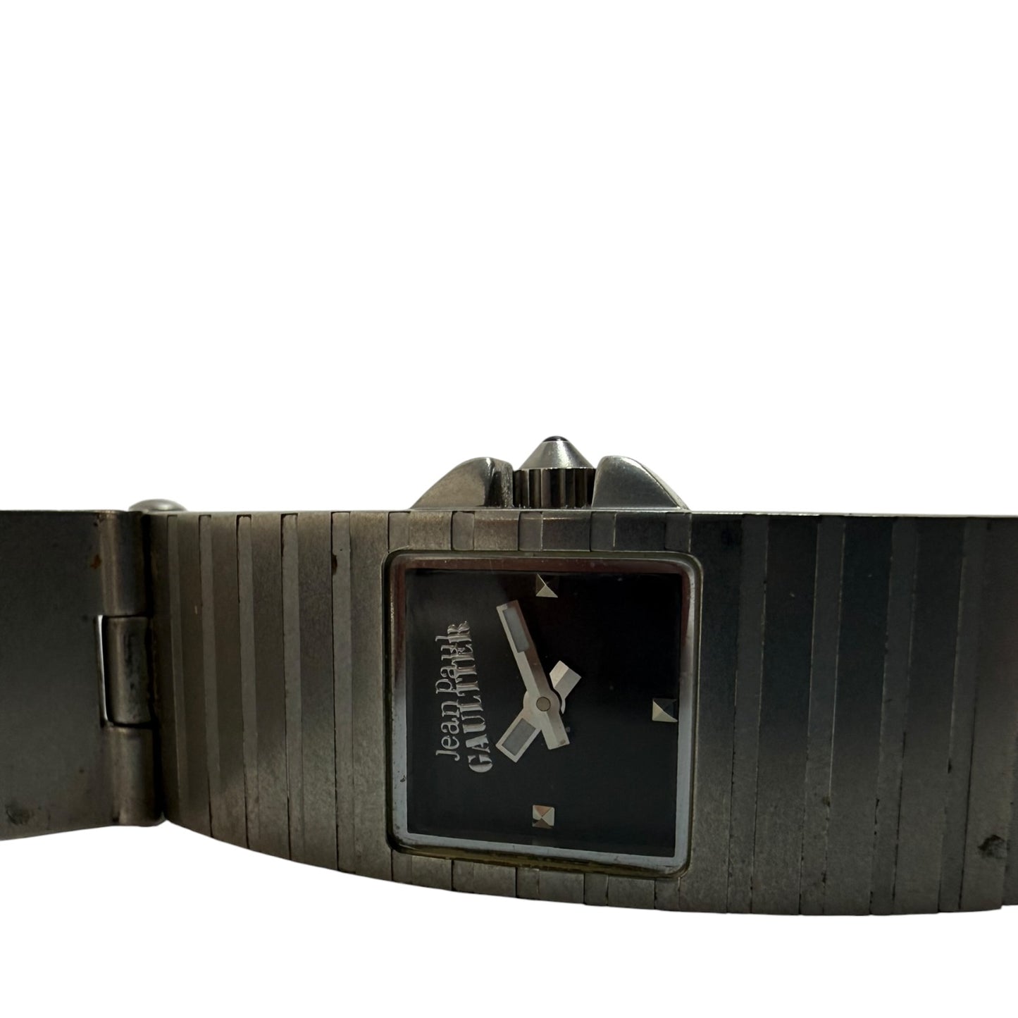 Vintage Jean Paul Gaultier Armbanduhr Silber