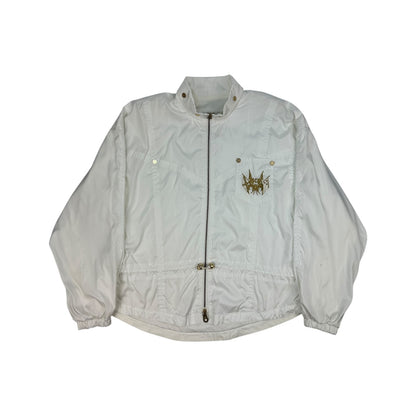 Vintage MCM Trackjacket weiß/gold Gr. XL
