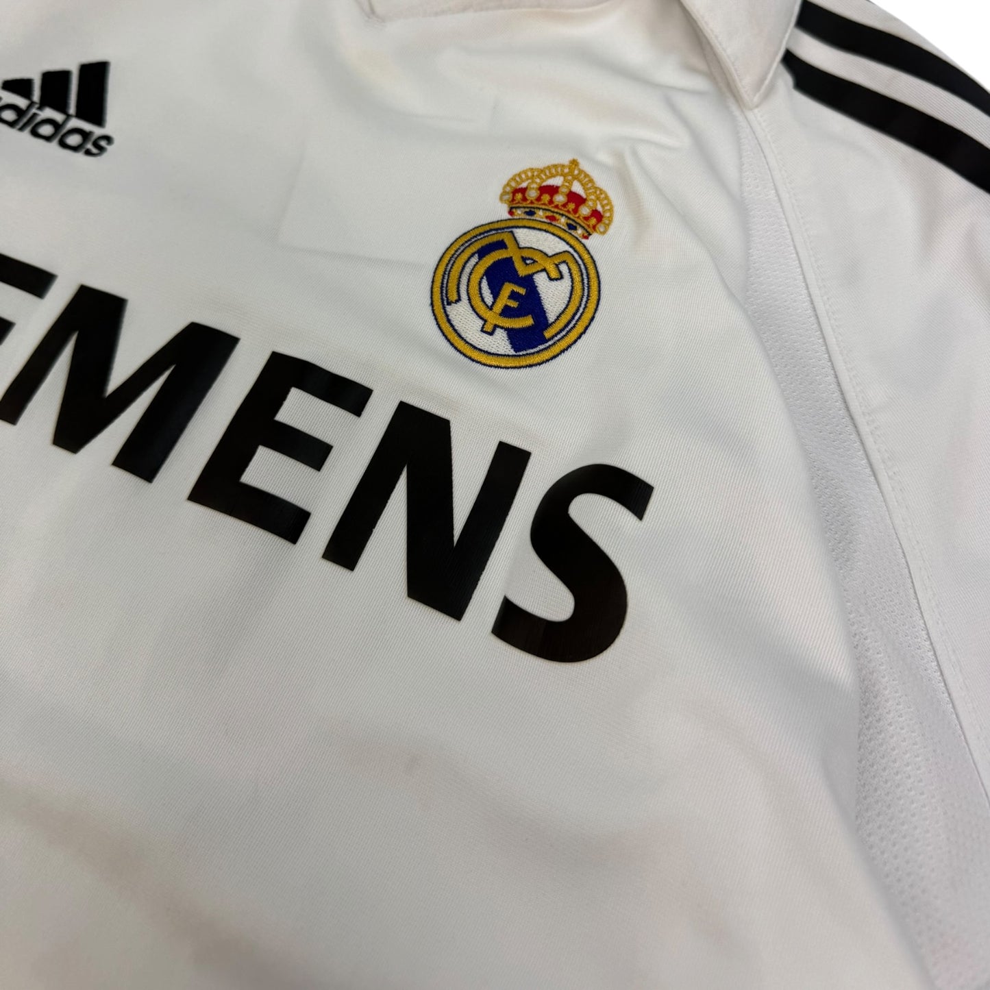 Vintage Adidas Real Madrid Fußballtrikot weiß Gr. 176