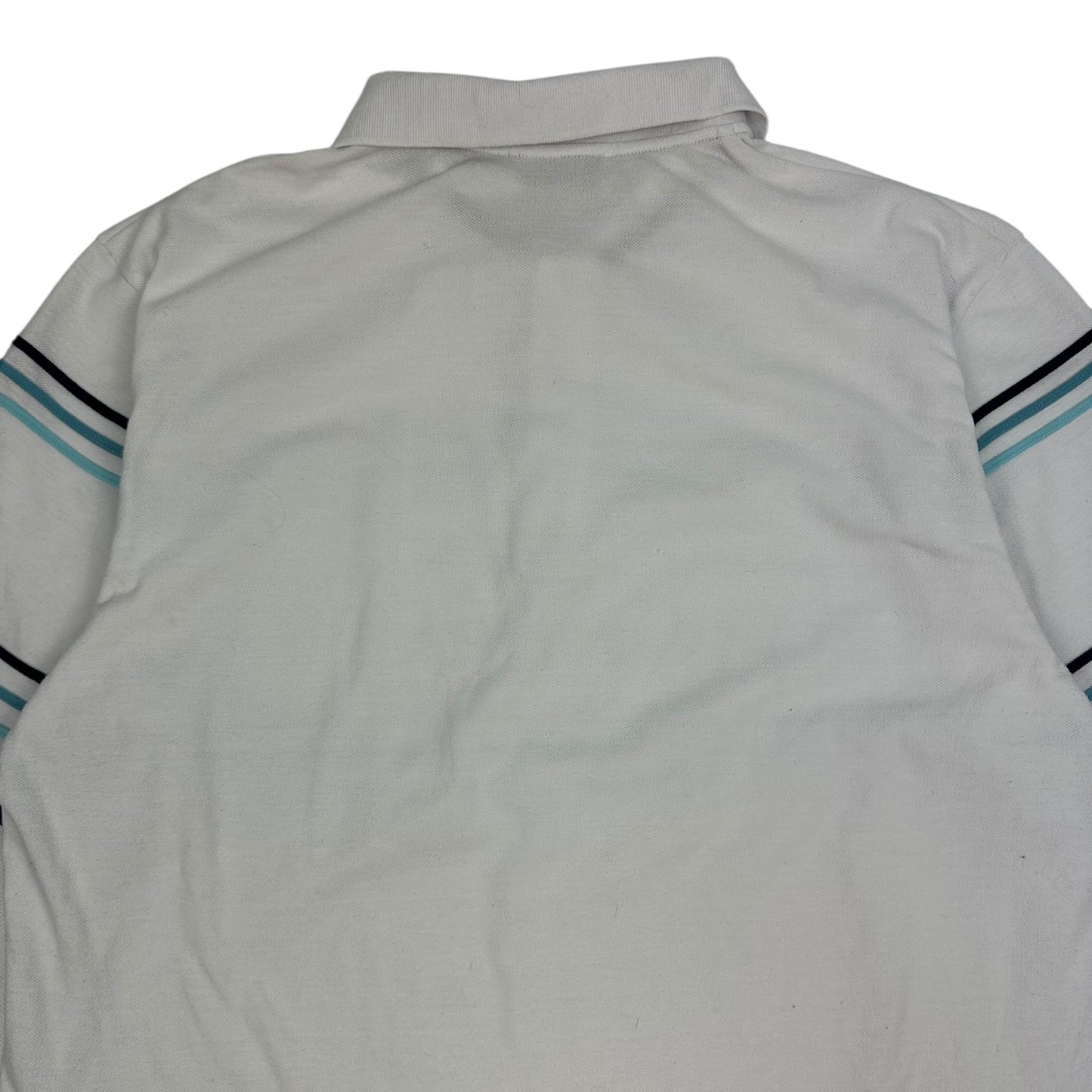 Vintage Yves Saint Laurent Polohemd weiß / blau XL